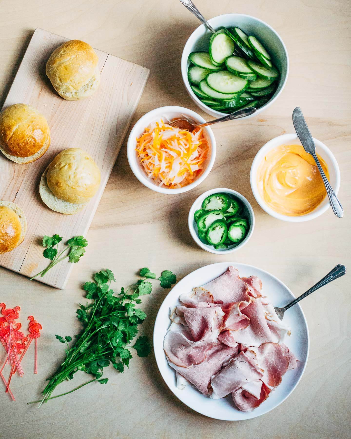 jonathan's banh mi sliders // brooklyn supper