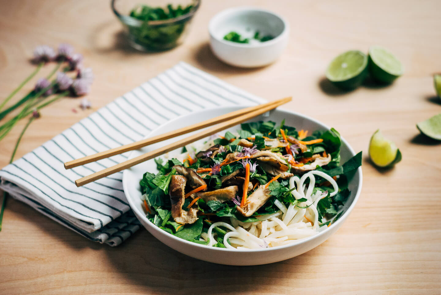 rice noodle salad // brooklyn supper