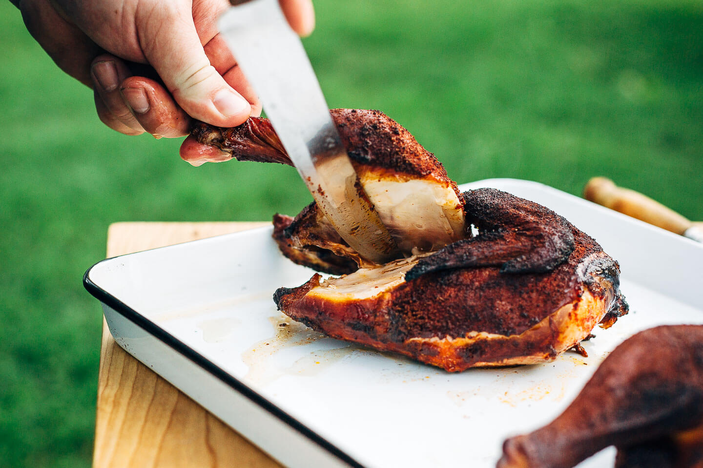 real-deal barbecued chicken // brooklyn supper