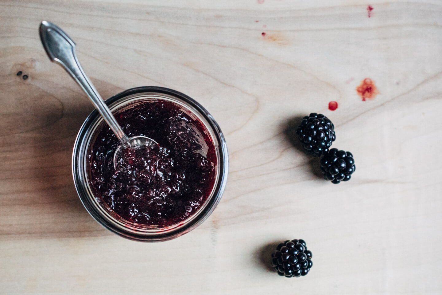 blackberry verbena jam + oat cluster sundaes // brooklyn supper