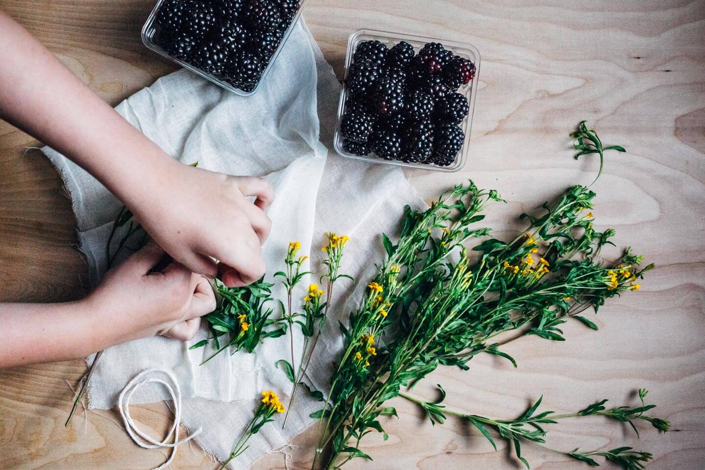 blackberry verbena jam + oat cluster sundaes // brooklyn supper