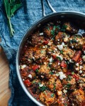 lamb meatballs in tomato sauce // brooklyn supper