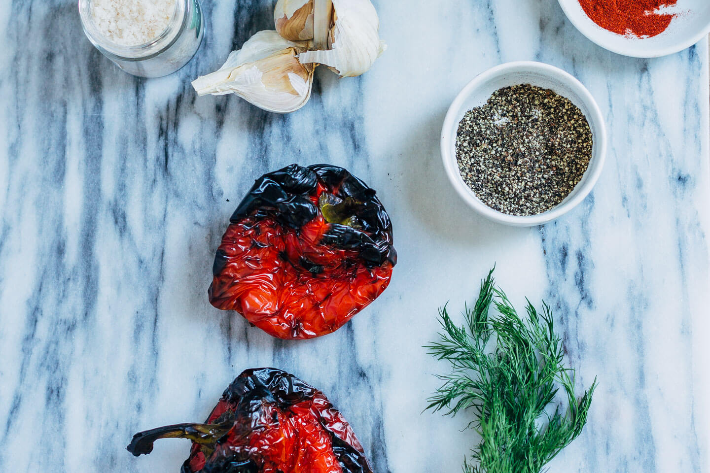 roasted red pepper and smoked salmon sandwiches // brooklyn supper