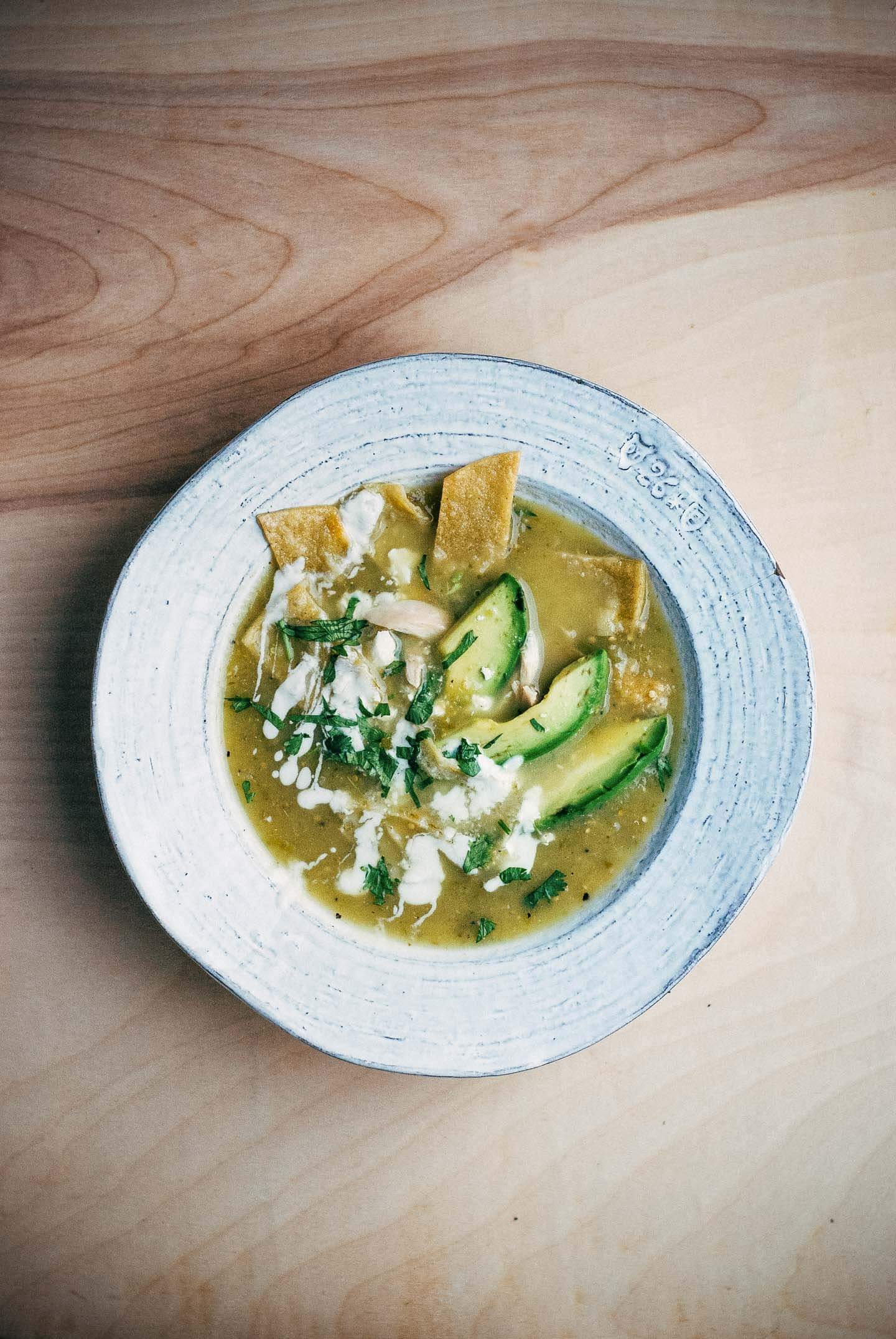 tomatillo tortilla soup // brooklyn supper