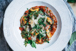 tomato gnocchi stew with greens // brooklyn supper