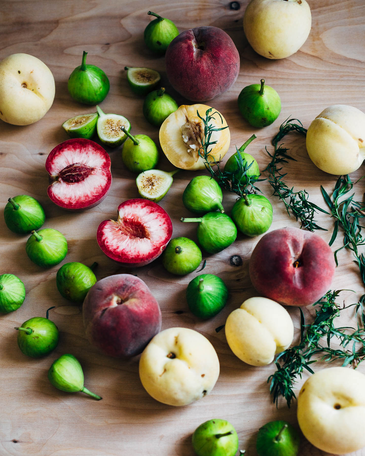 fig and peach mascarpone tart // brooklyn supper