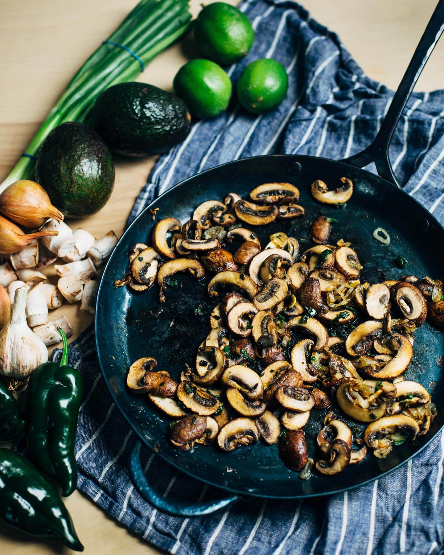 mushroom and kale tacos // brooklyn supper