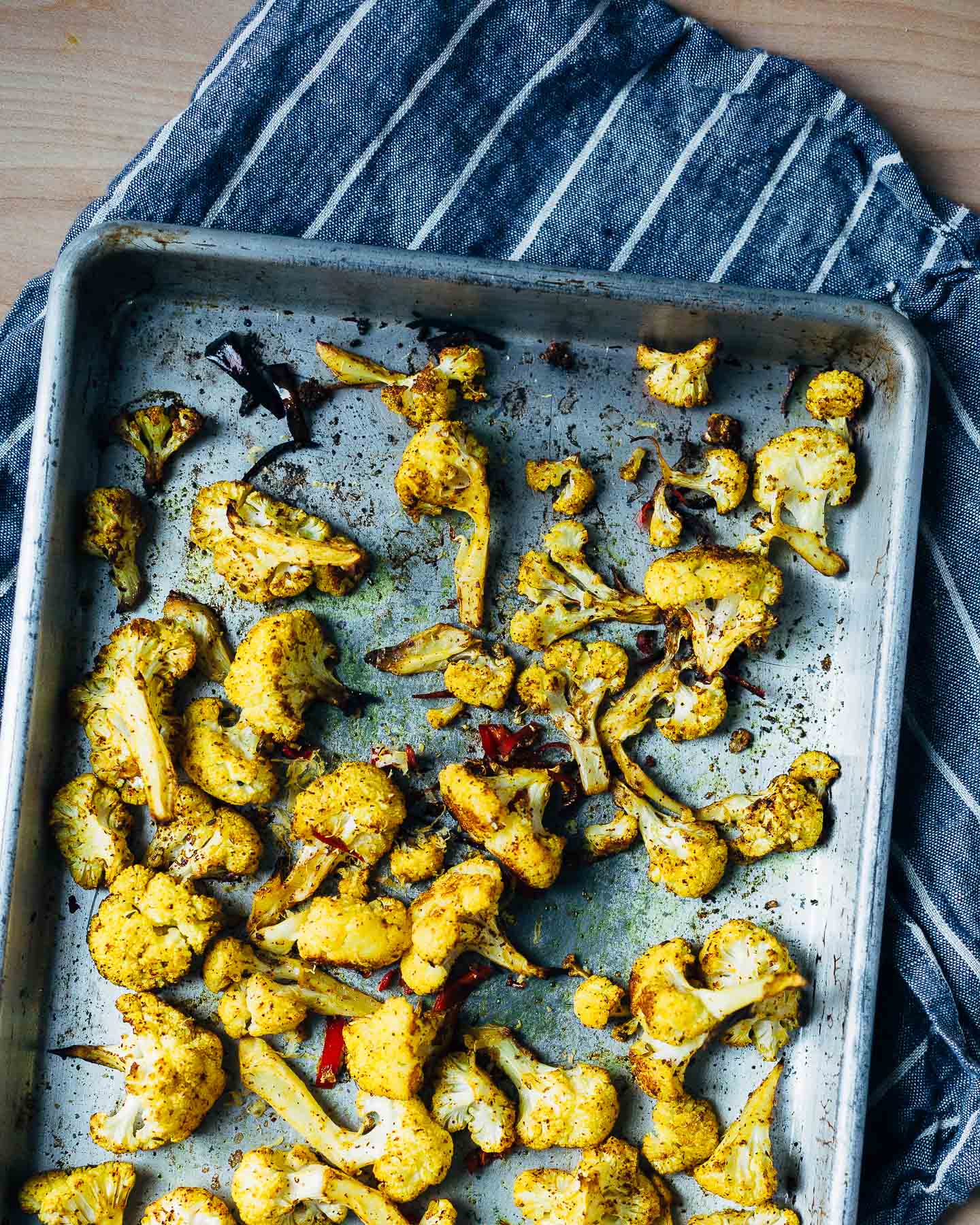 roasted cauliflower with cumin and turmeric // brooklyn supper