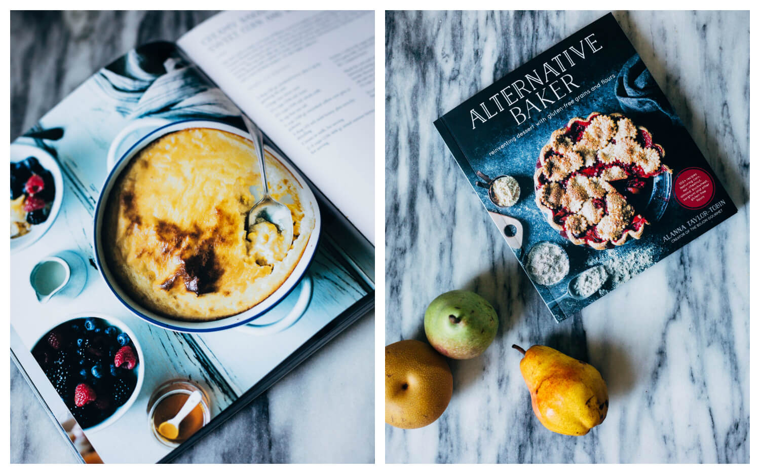 baked grits with sweet corn and fall fruit // brooklyn supper