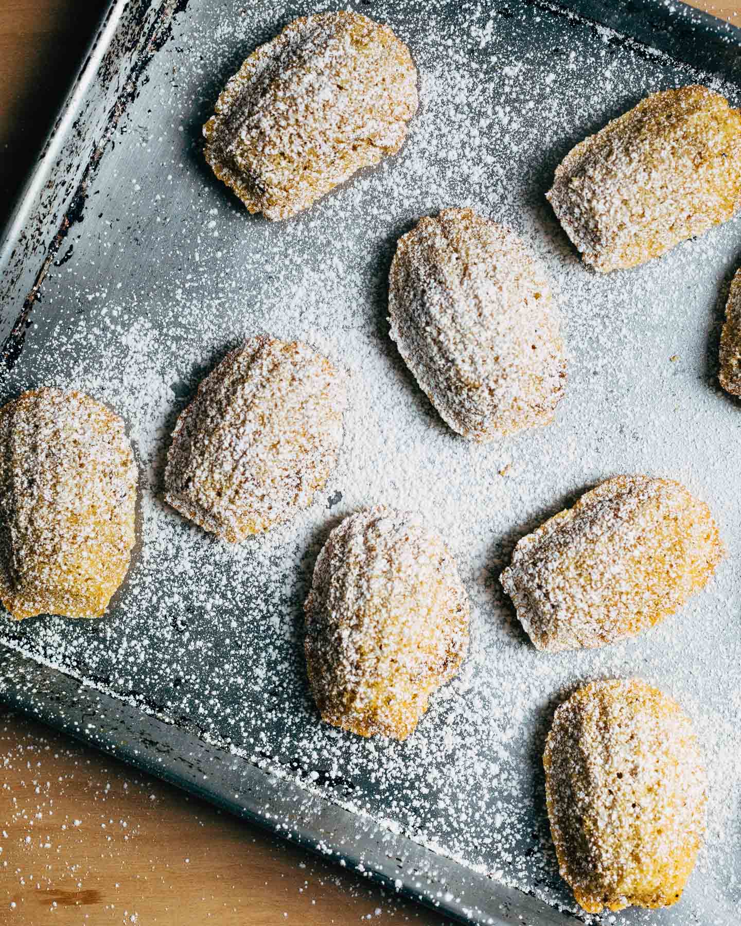 Chocolate Dipped Brown Butter Pumpkin Madeleines - Browned Butter