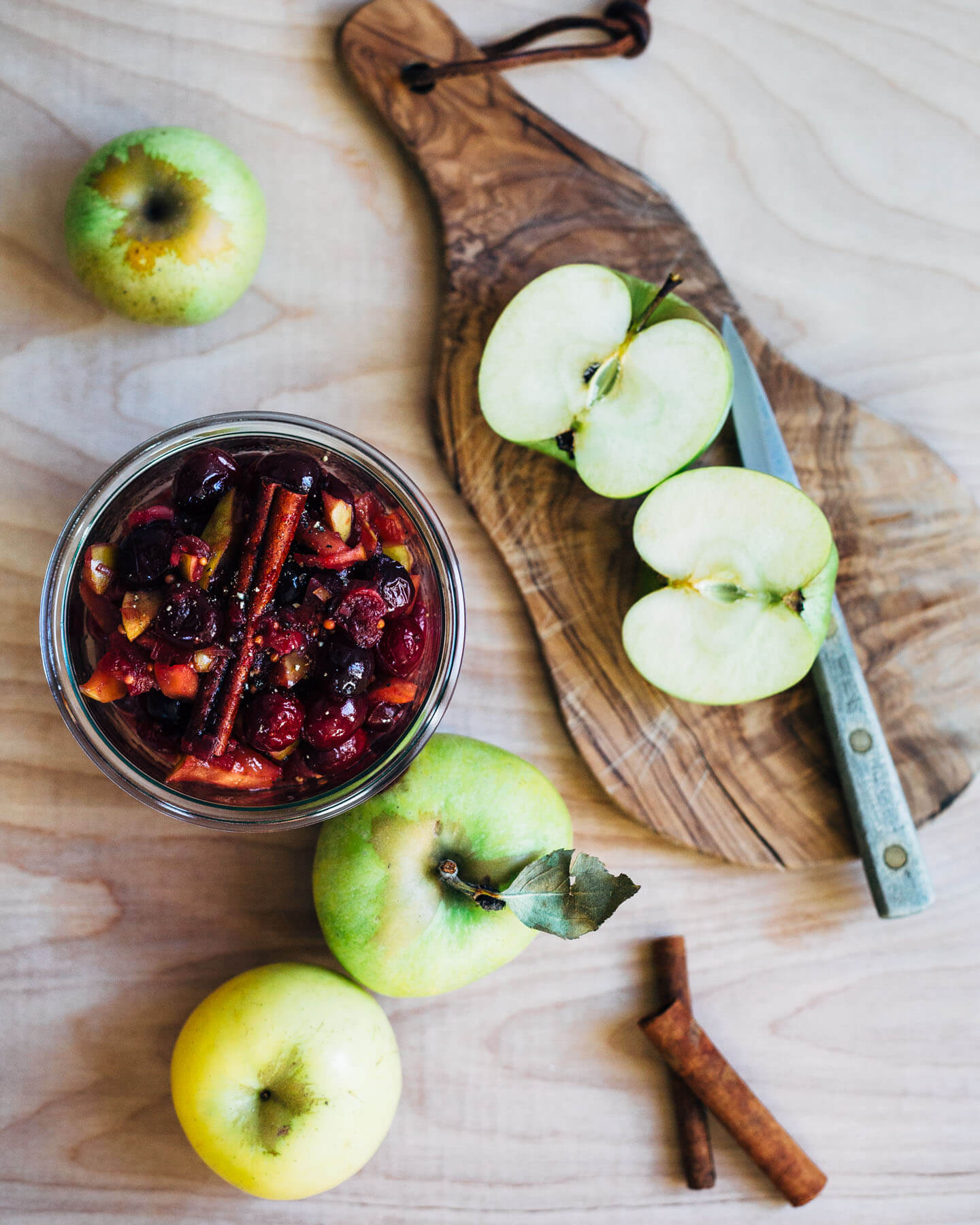 cranberry apple chutney // brooklyn supper