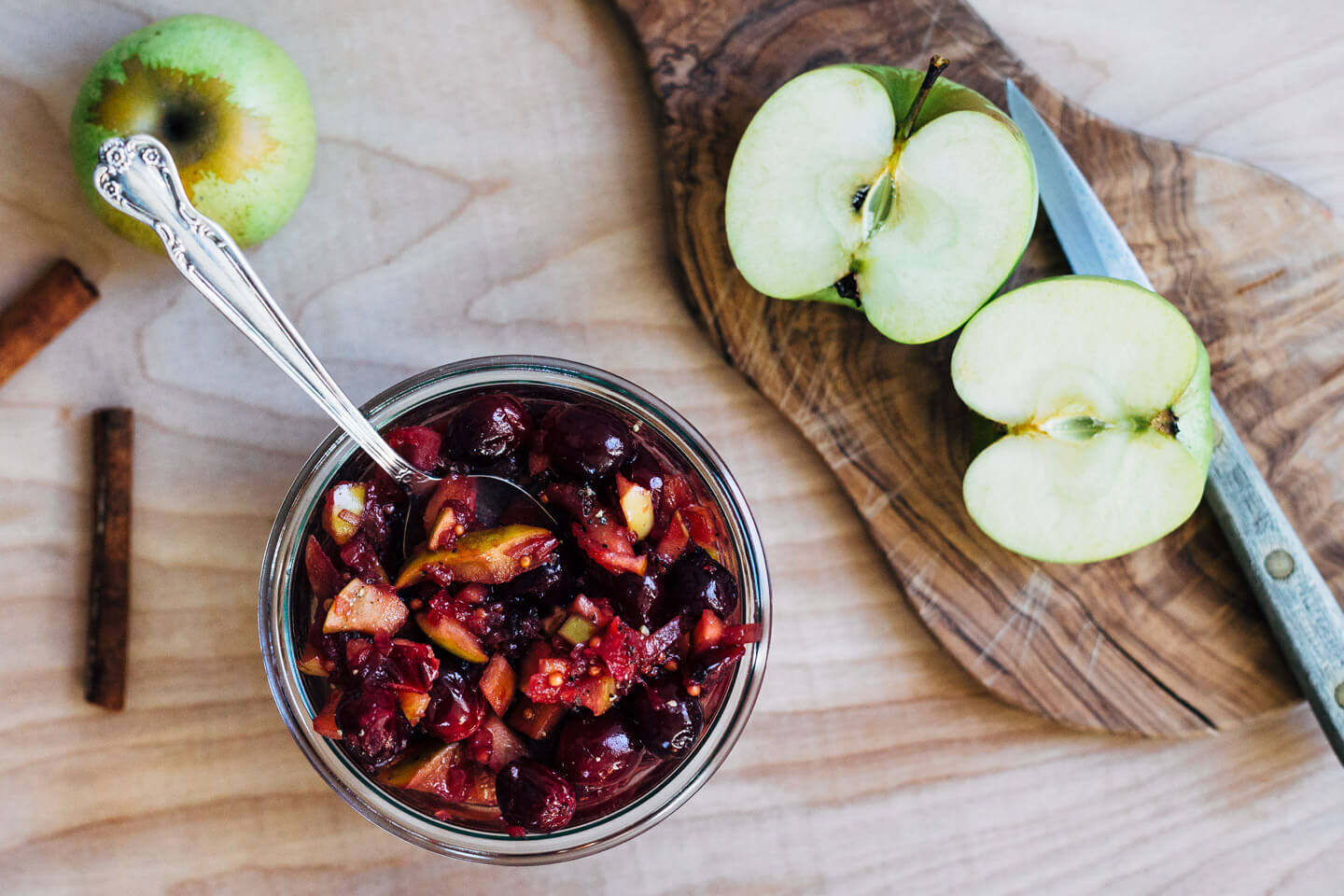 cranberry apple chutney // brooklyn supper