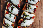 french bread pizza with fall vegetables // brooklyn supper
