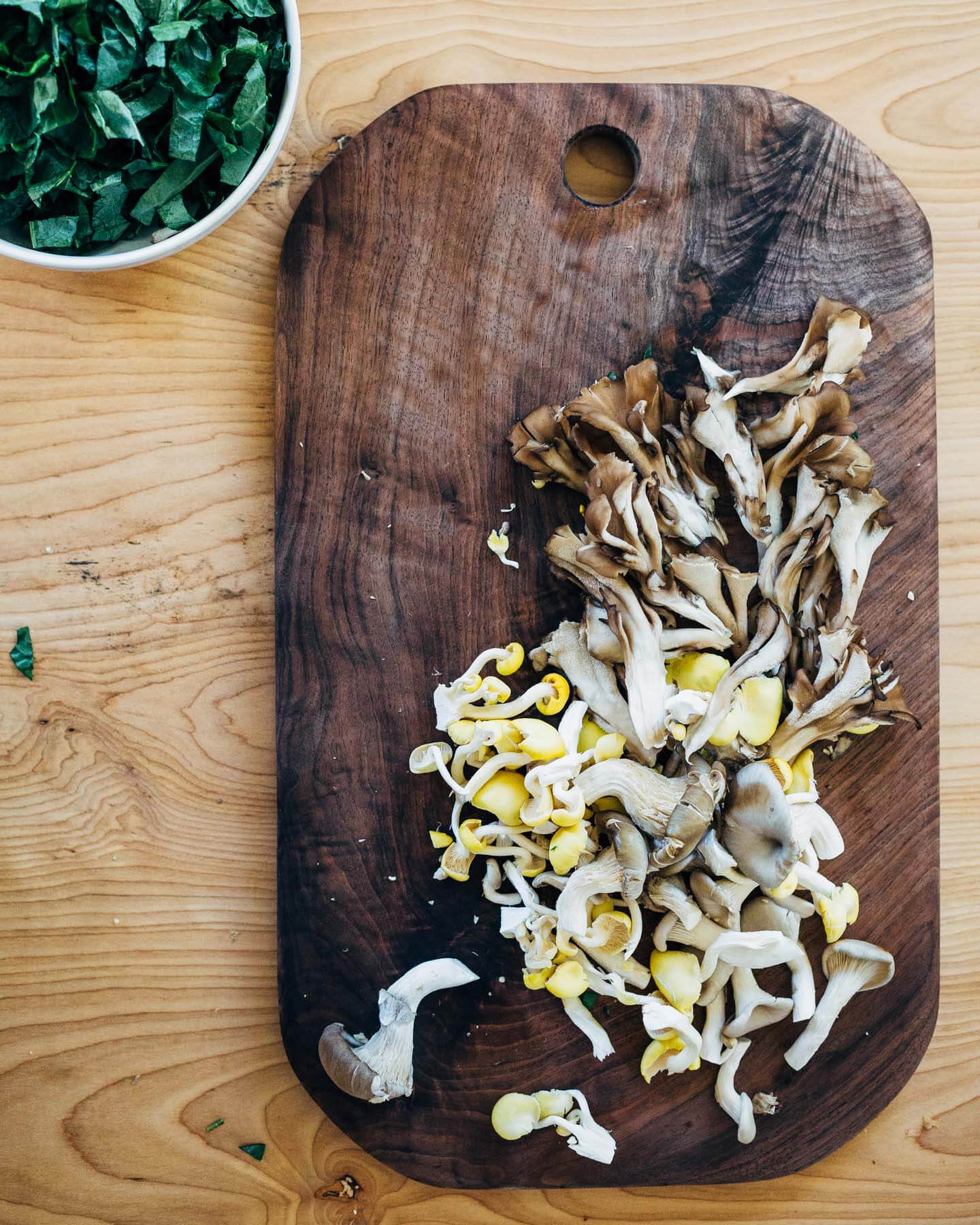 brown butter mushroom orecchiette // brooklyn supper