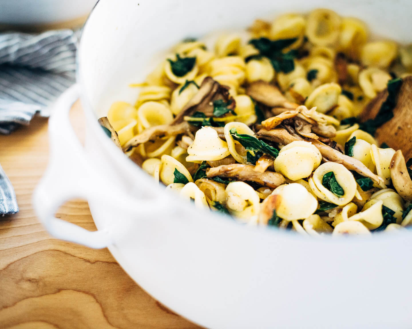 brown butter mushroom orecchiette // brooklyn supper