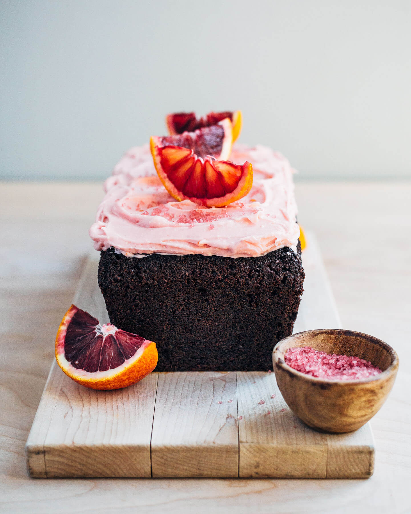 chocolate beet cake with tangy blood orange frosting // brooklyn supper