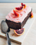 chocolate beet cake with tangy blood orange frosting // brooklyn supper