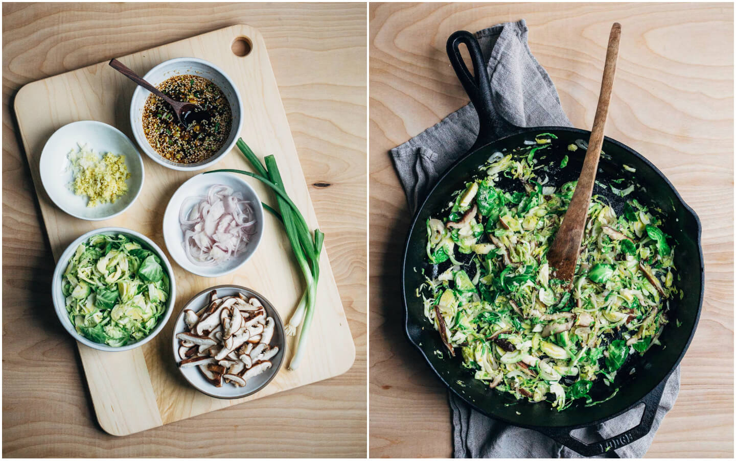 brussels sprout and shiitake pot stickers from the first mess cookbook // brooklyn supper