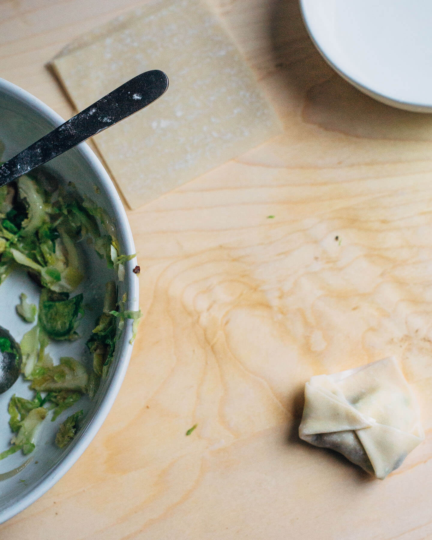 brussels sprout and shiitake pot stickers from the first mess cookbook // brooklyn supper