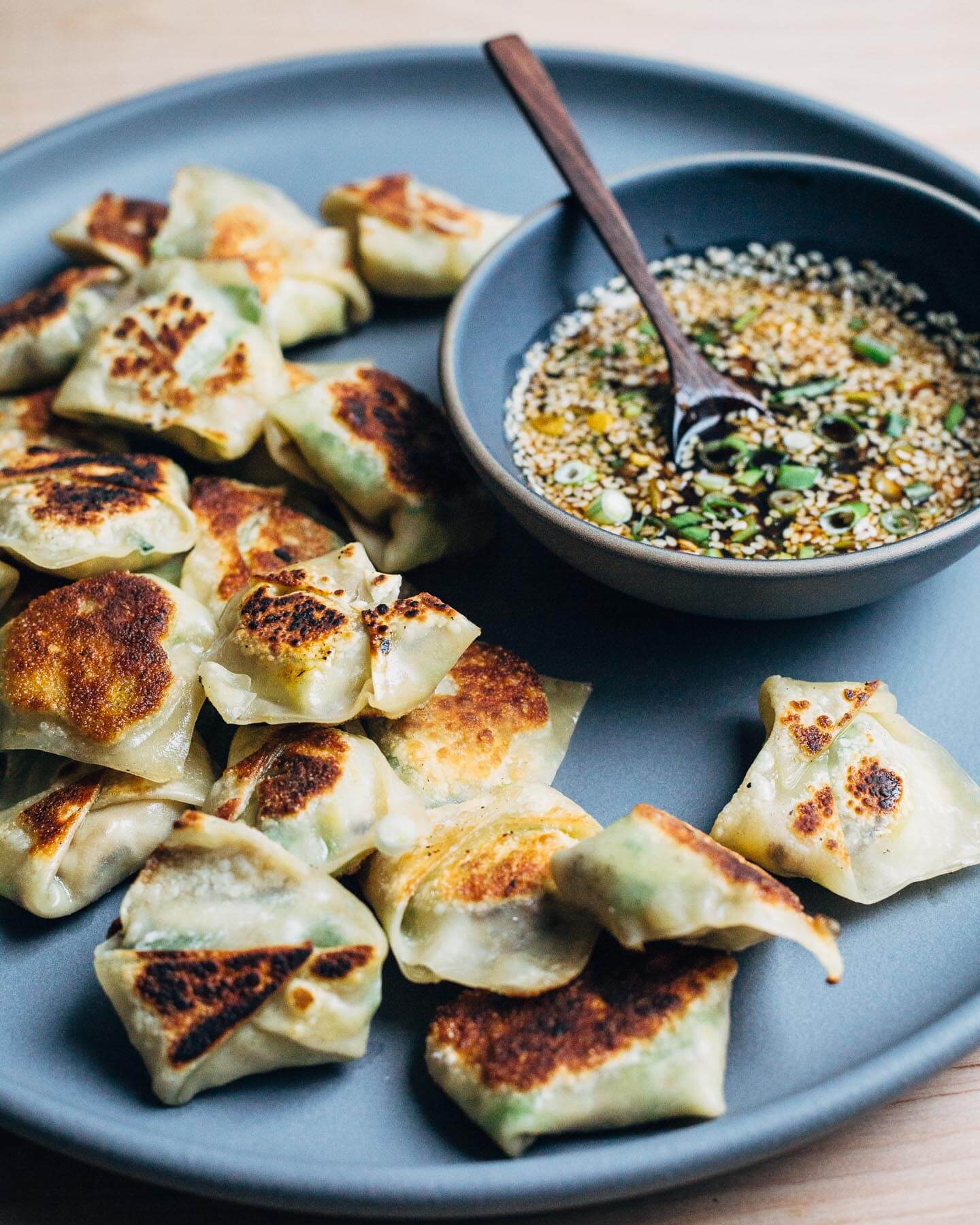 brussels sprout and shiitake pot stickers from the first mess cookbook // brooklyn supper