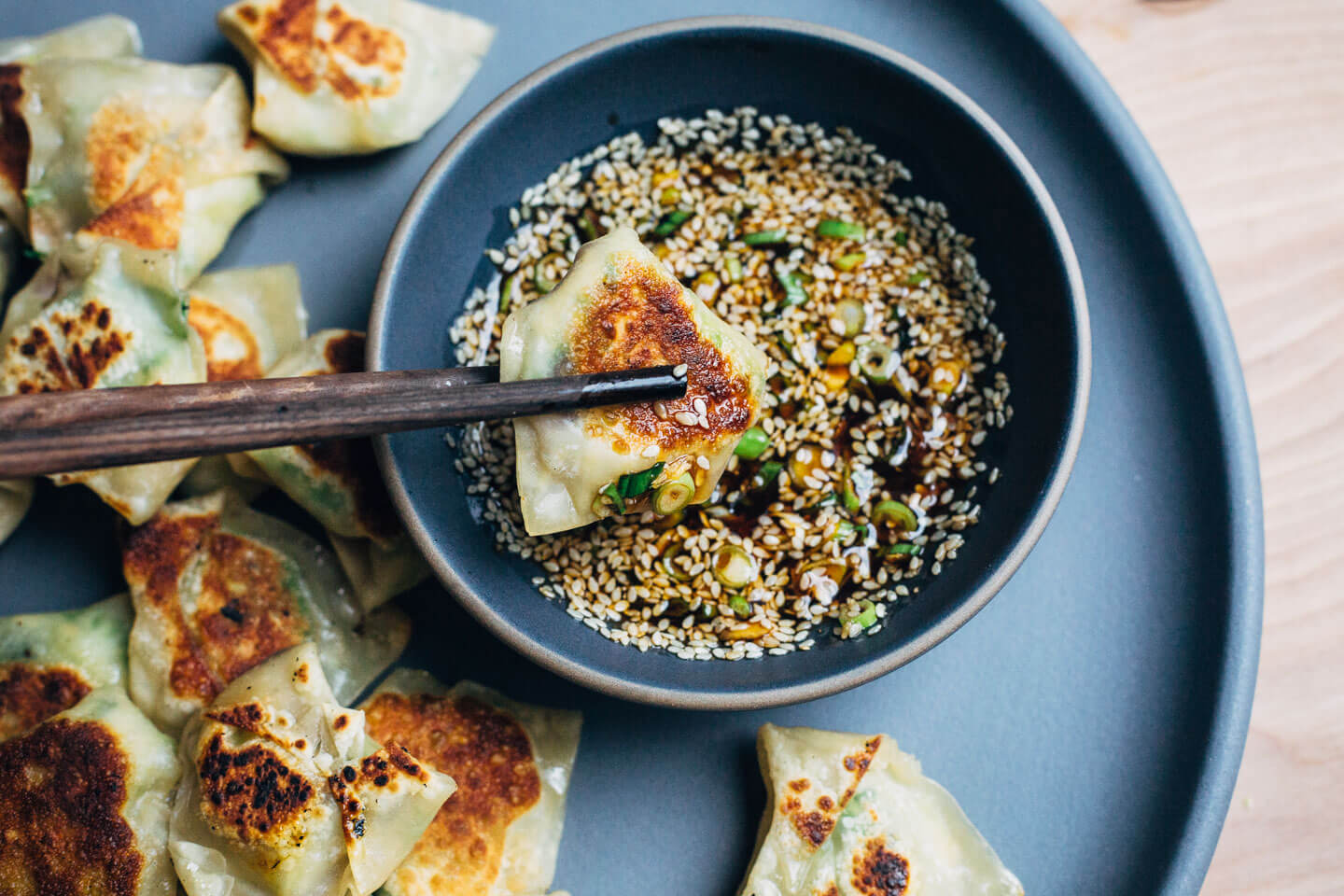 brussels sprout and shiitake pot stickers from the first mess cookbook // brooklyn supper