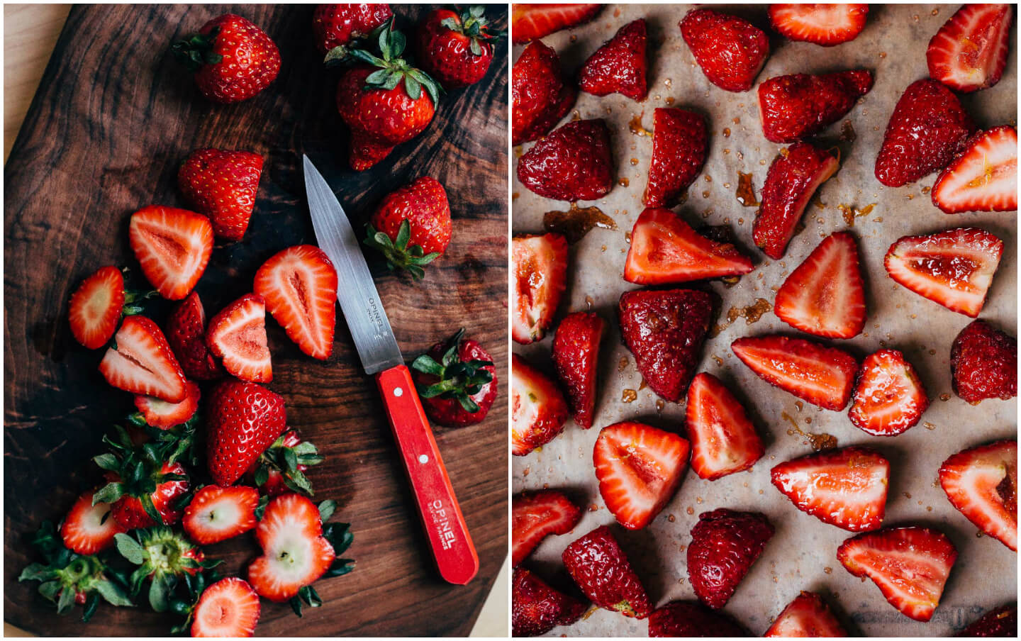 ginger and roasted strawberry lemonade // brooklyn supper