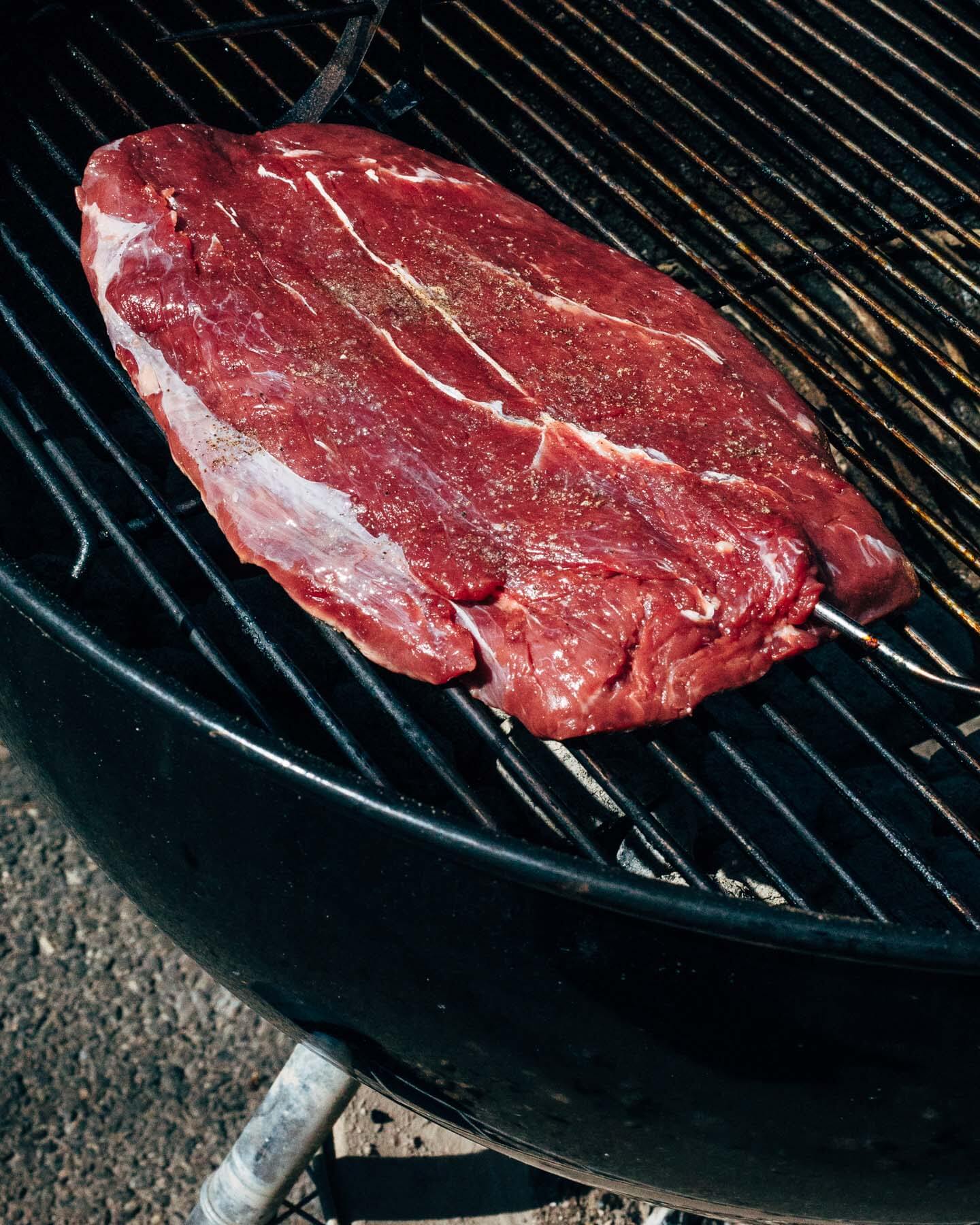 grilled merlot steak with sage butter // brooklyn supper