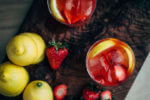 ginger and roasted strawberry lemonade // brooklyn supper