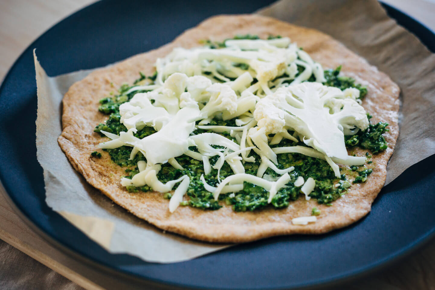 spring-inspired spelt crust pizzas // brooklyn supper