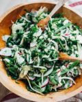 lily's lemony fennel, radish, and kale salad // brooklyn supper