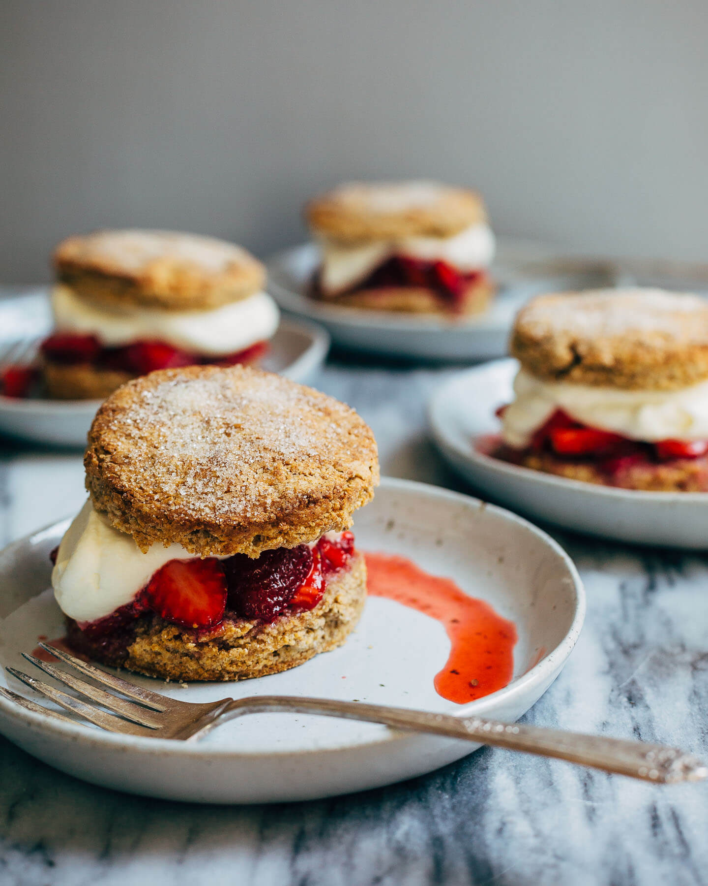 rye and whole wheat strawberry shortcake // brooklyn supper