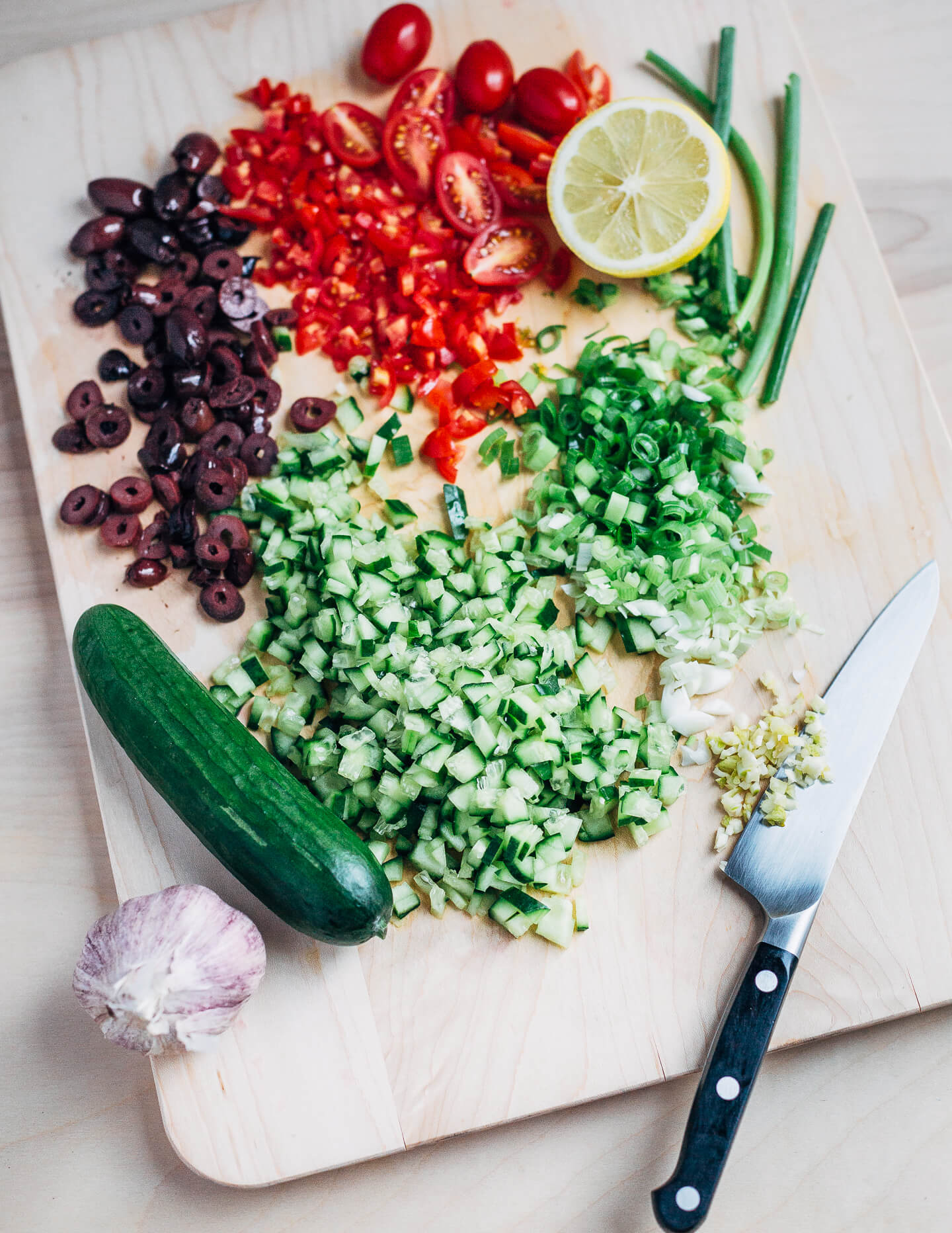 vegan greek-style pita nachos // brooklyn supper