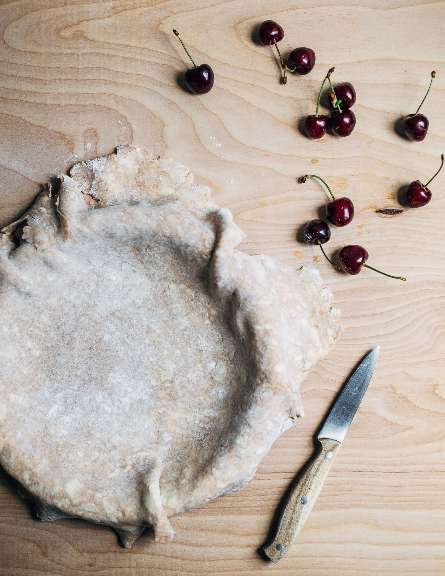 whole wheat sour cherry crumb pie // brooklyn supper