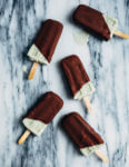 vegan mint chocolate dip popsicles // brooklyn supper