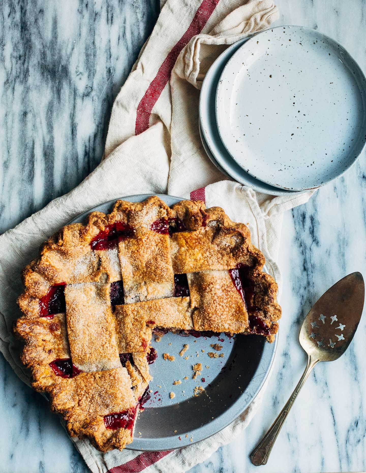 rye crust sour cherry pie // brooklyn supper