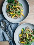 halloumi and mango noodle salad // brooklyn supper