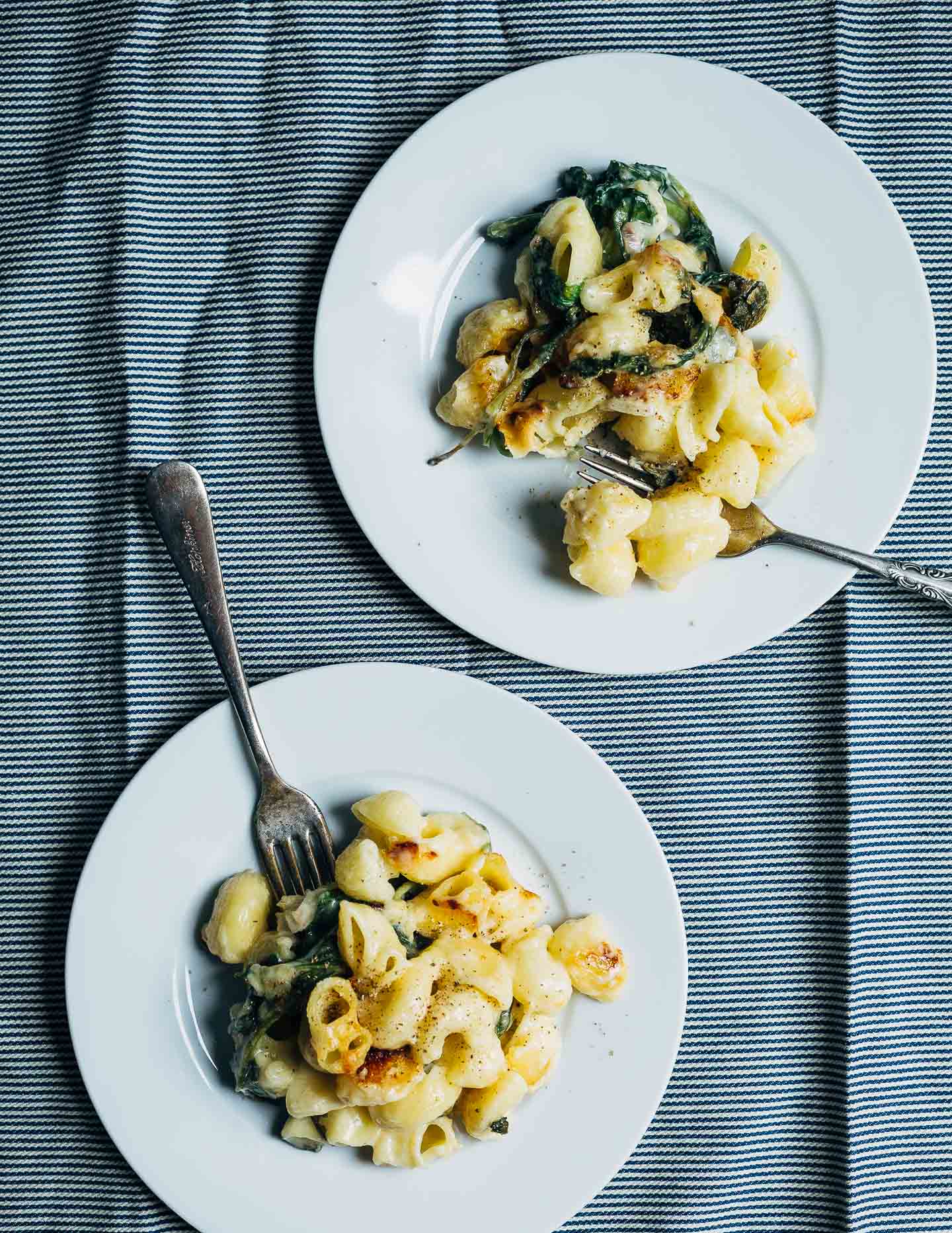 Stuffed Shells with Greens - Brooklyn Supper