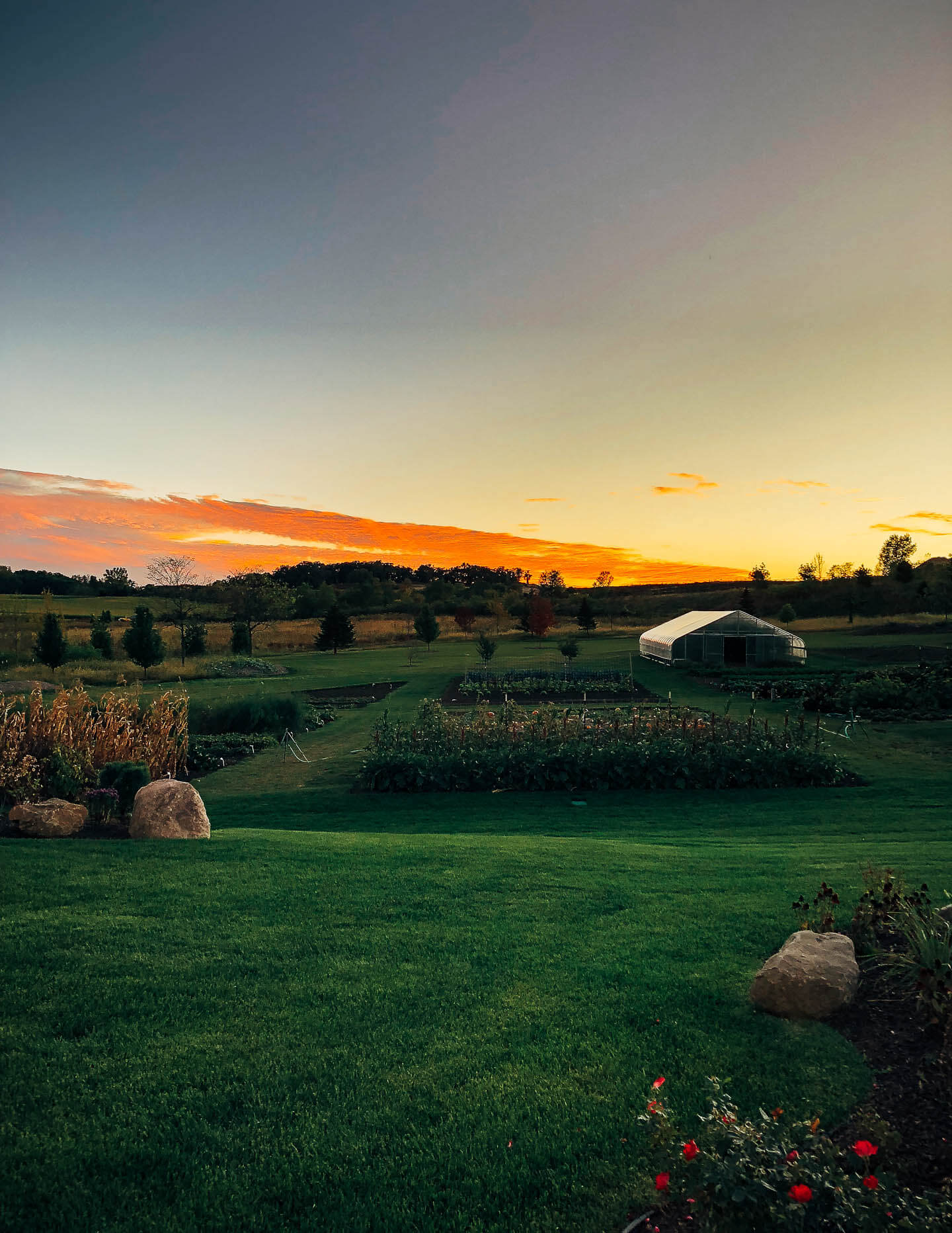 Visiting Sub-Zero and Wolf's Harvest Haven barn and garden in Fitchburg, Wisconsin