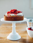 From Melissa Coleman's new book The Minimalist Kitchen, a delightfully simple strawberry yogurt shortcake that's easy enough to bake on a weeknight.