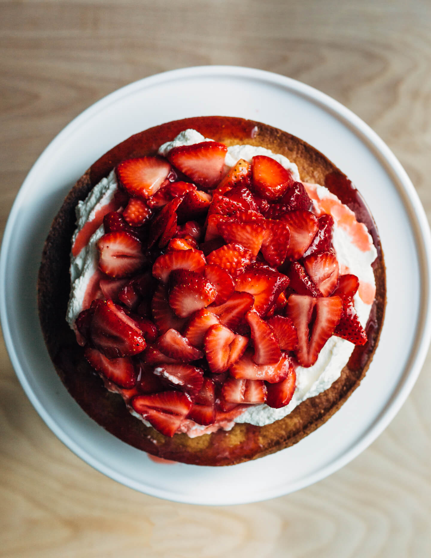 From Melissa Coleman's new book The Minimalist Kitchen, a delightfully simple strawberry yogurt shortcake that's easy enough to bake on a weeknight. 