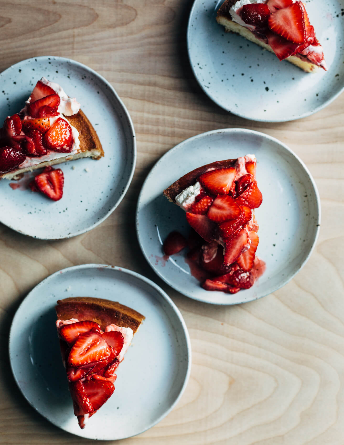 From Melissa Coleman's new book The Minimalist Kitchen, a delightfully simple strawberry yogurt shortcake that's easy enough to bake on a weeknight. 