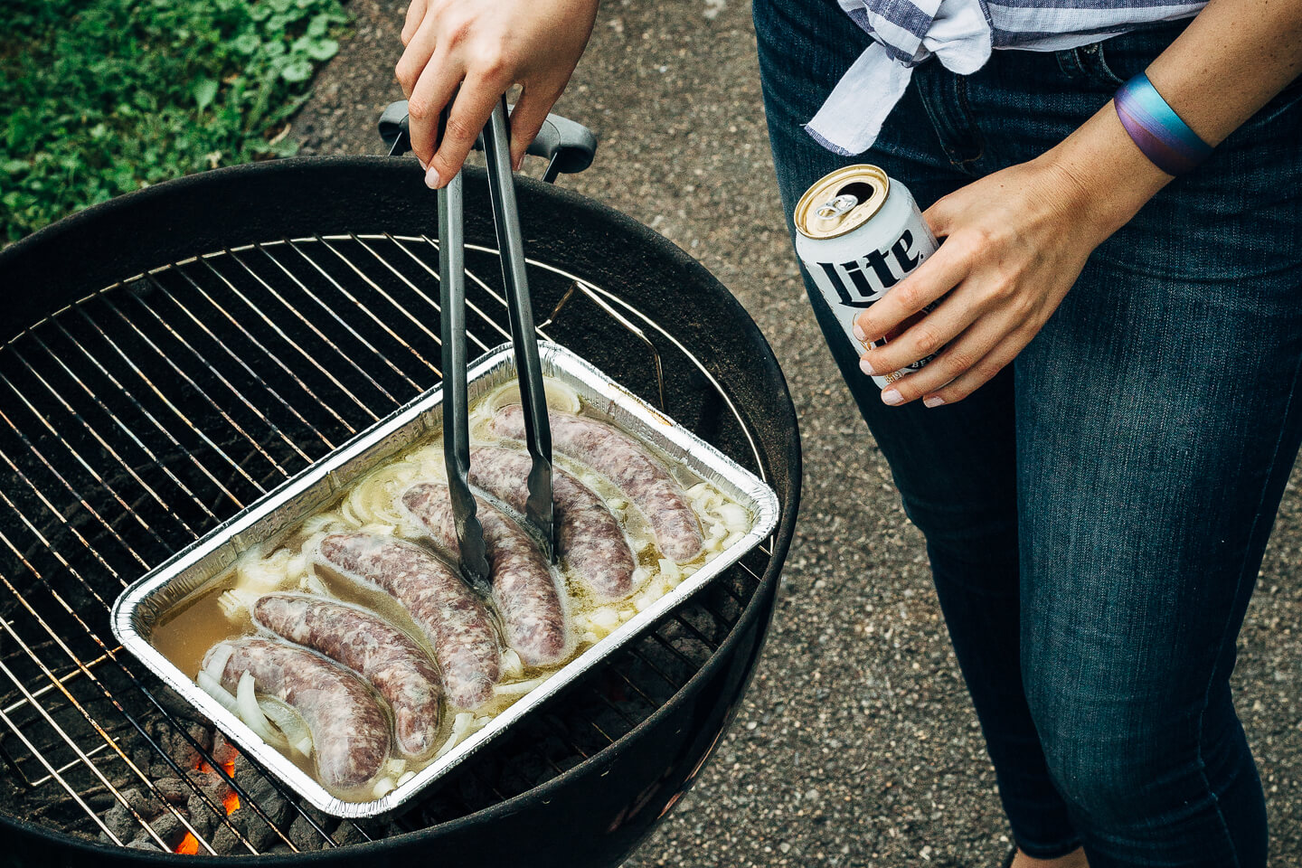 Grilled Beer-cooked Sausages Recipe – Sunset Magazine