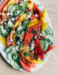 A refreshing cucumber-watermelon salad that pairs spicy-sweet watermelon wedges with lime-infused cucumbers. Spicy and cooling, this effortless summer salad is a knockout.