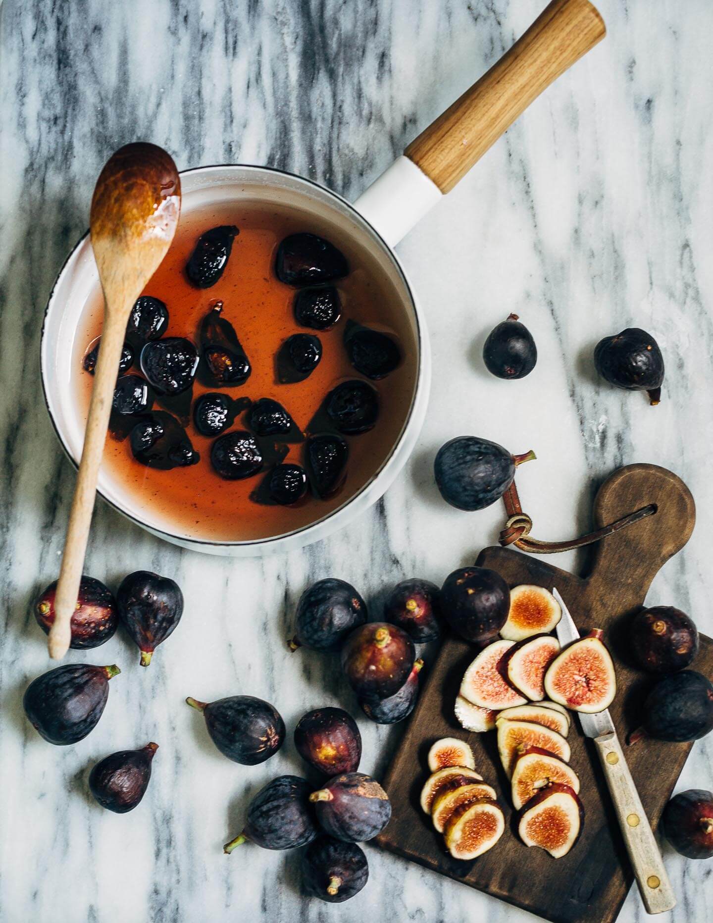 Made with concentrated cold brew coffee, black Mission figs, and vanilla ice cream, these boozy milkshakes make for a quick, sophisticated dessert. 