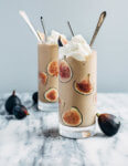 Made with concentrated cold brew coffee, black Mission figs, and vanilla ice cream, these boozy milkshakes make for a quick, sophisticated dessert.