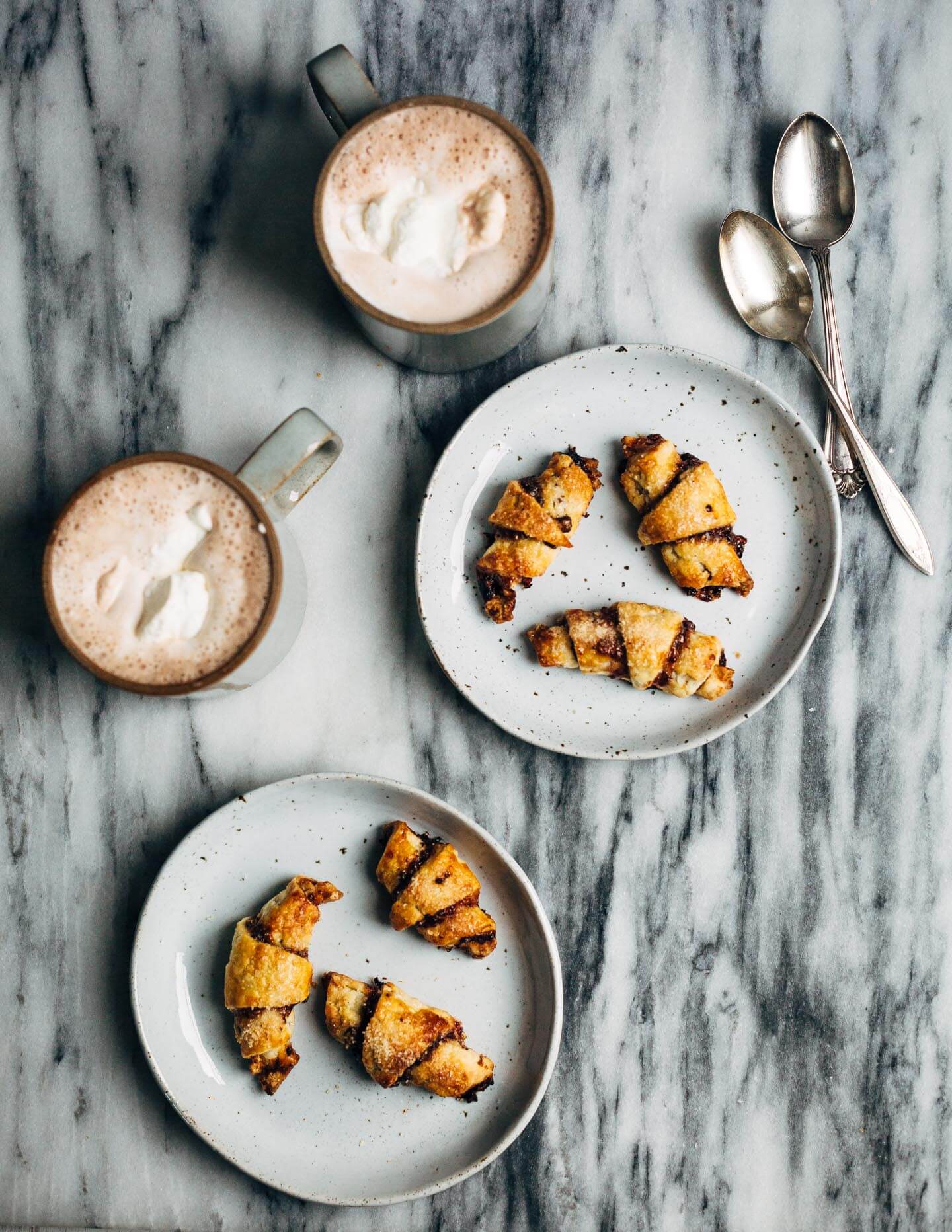 The holidays don't have to be perfect, but they should be delicious. Today I'm sharing a simple, forgiving recipe for flaky, sugar-flecked raspberry-chocolate rugelach.