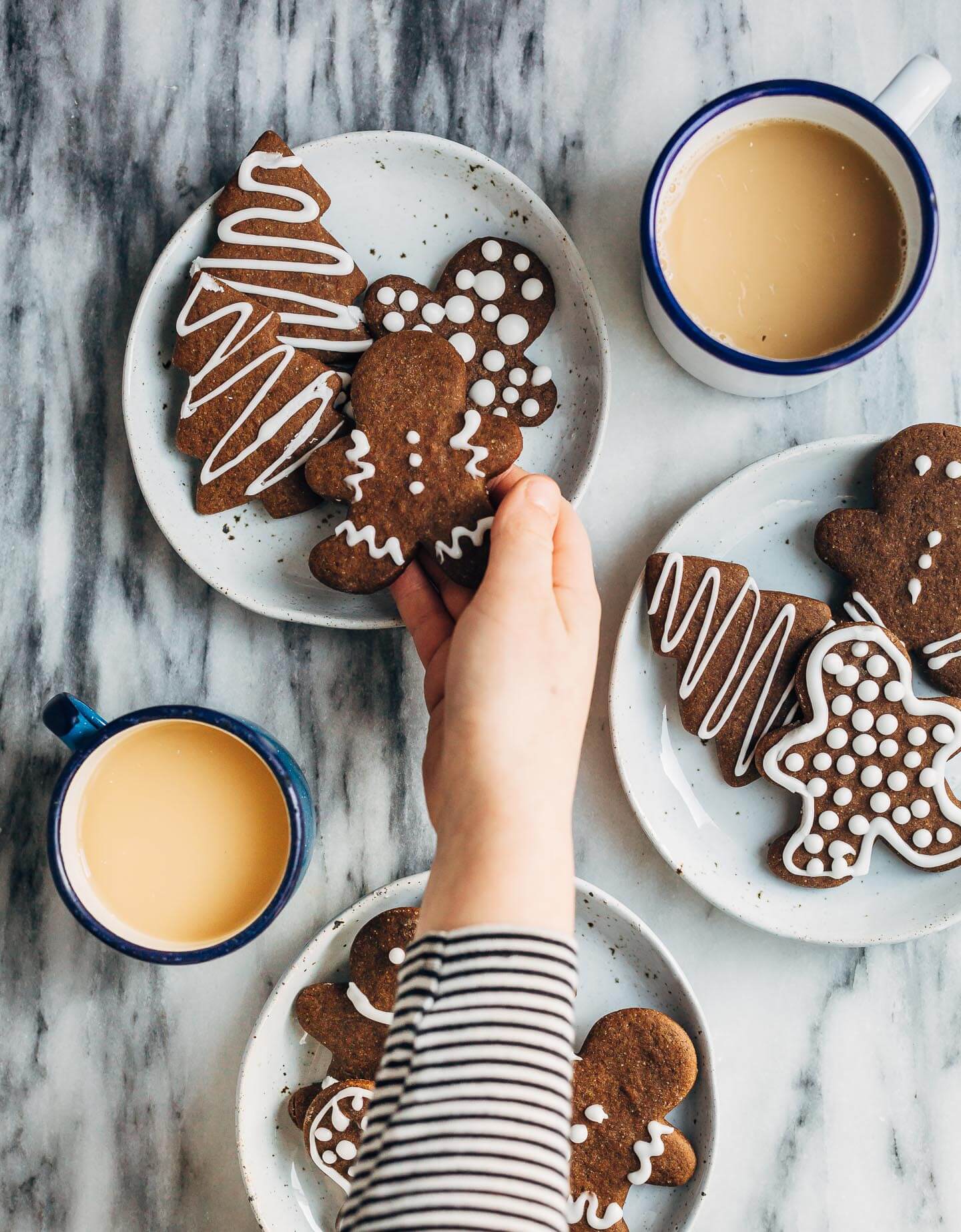 These spiced gingerbread cookies with lemon icing are perfectly sweet, with lots of depth from molasses and heat from a mix of cinnamon, chili powder, and fresh ground pepper. They're also really fun to make with kids. 