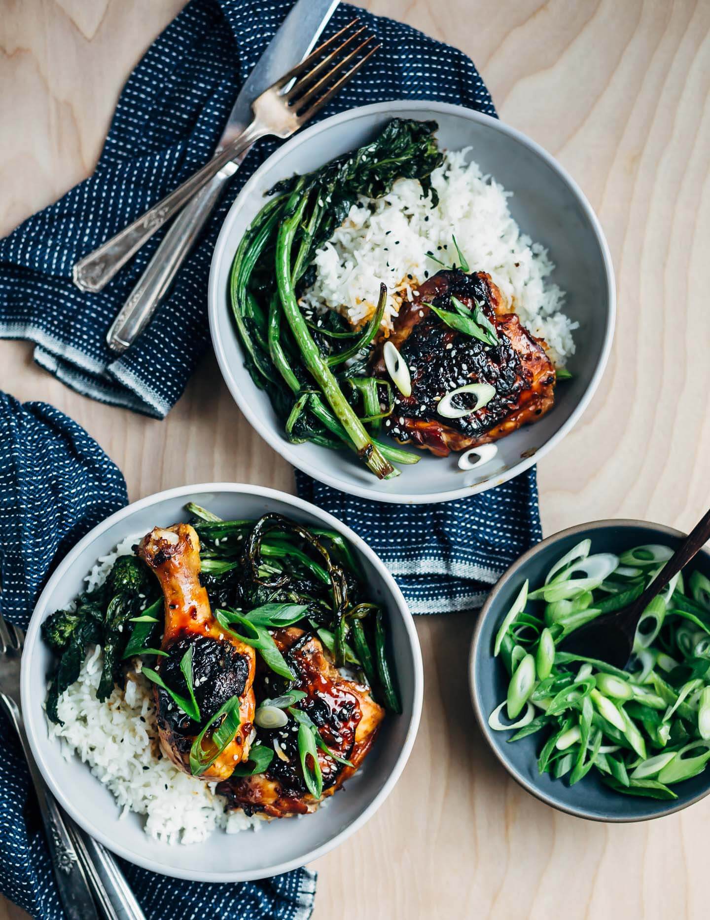 Honey Soy Skillet Chicken With Broccoli Rabe Brooklyn Supper