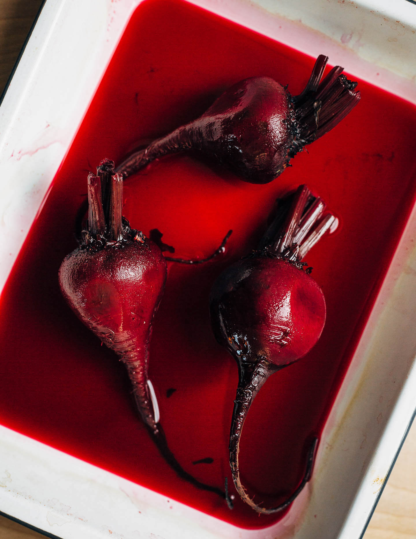 Roasted beets. 