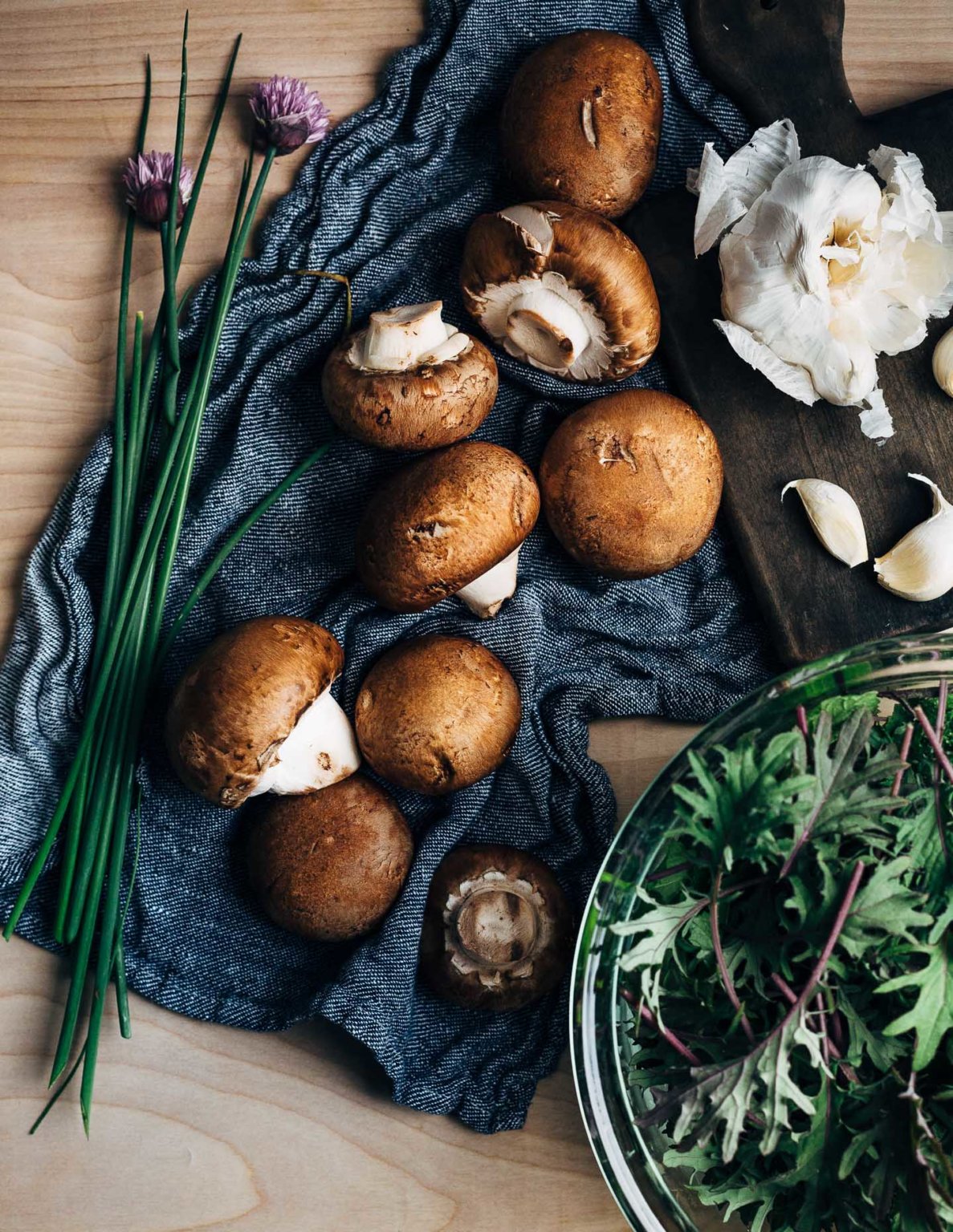 Savory Crepes with Mushrooms and Greens Brooklyn Supper